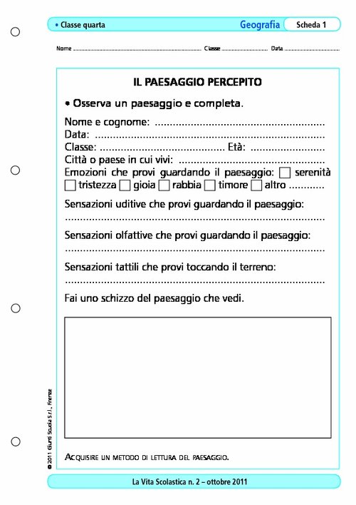 Il paesaggio percepito | Giunti Scuola Il paesaggio percepito | Giunti Scuola