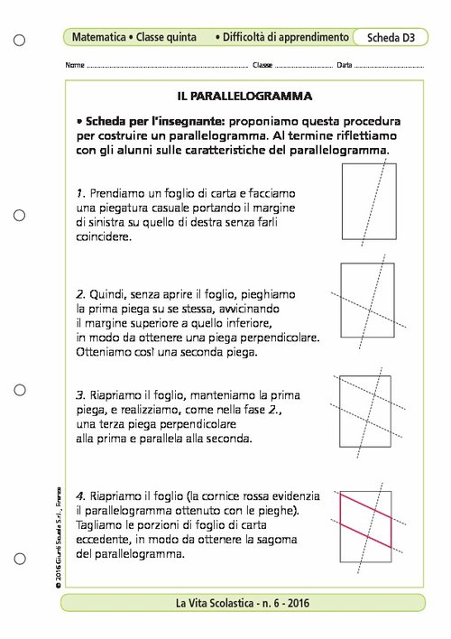 Il parallelogramma | Giunti Scuola