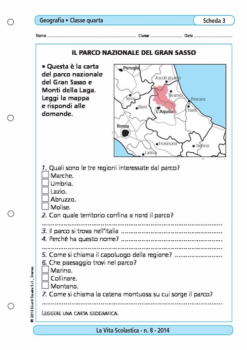 Il parco nazionale del Gran Sasso | Giunti Scuola Il parco nazionale del Gran Sasso | Giunti Scuola