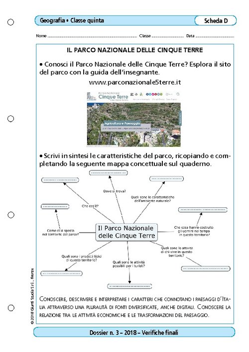 Il Parco Nazionale delle Cinque Terre | Giunti Scuola Il Parco Nazionale delle Cinque Terre | Giunti Scuola