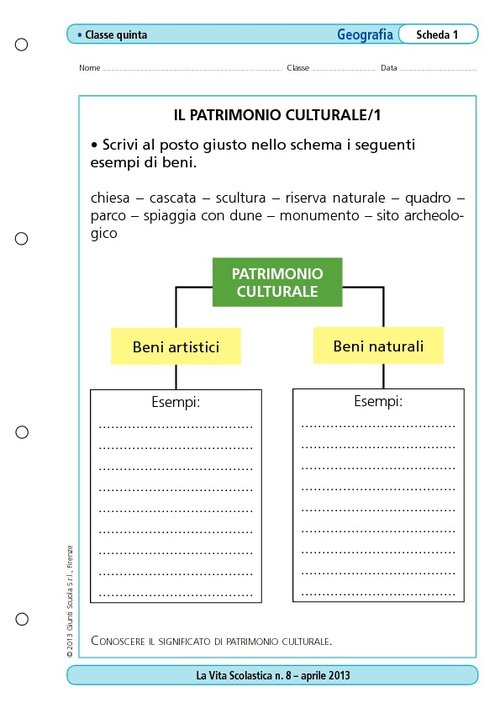 Il patrimonio culturale/1 | Giunti Scuola Il patrimonio culturale/1 | Giunti Scuola
