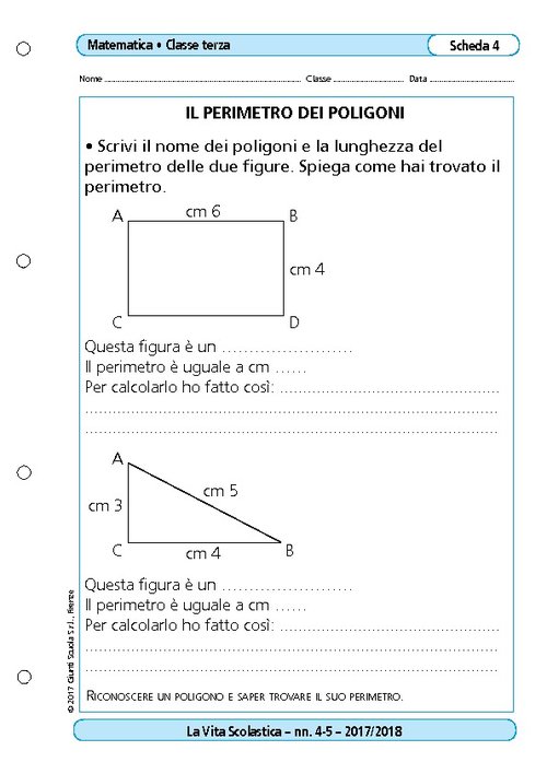 Il perimetro dei poligoni | Giunti Scuola Il perimetro dei poligoni | Giunti Scuola