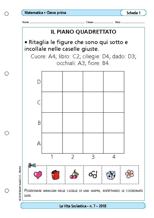 Il piano quadrettato | Giunti Scuola Il piano quadrettato | Giunti Scuola