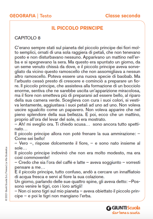 Il Piccolo Principe | Giunti Scuola Il Piccolo Principe | Giunti Scuola