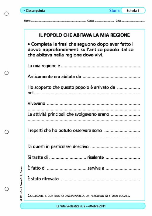 Il popolo che abitava la mia regione | Giunti Scuola Il popolo che abitava la mia regione | Giunti Scuola