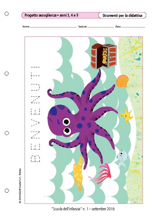 Il poster-mappa del Polpo Ottavio | Giunti Scuola Il poster-mappa del Polpo Ottavio | Giunti Scuola