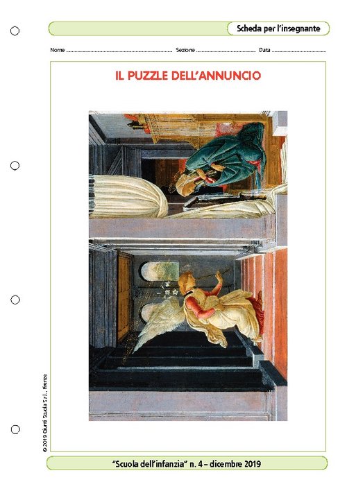 Il puzzle dell'annuncio | Giunti Scuola Il puzzle dell'annuncio | Giunti Scuola