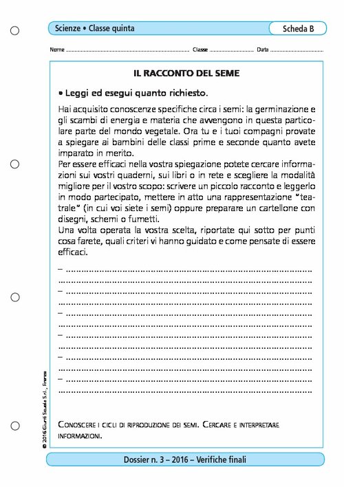 Il racconto del seme | Giunti Scuola