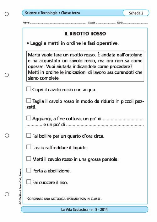 Il risotto rosso | Giunti Scuola Il risotto rosso | Giunti Scuola