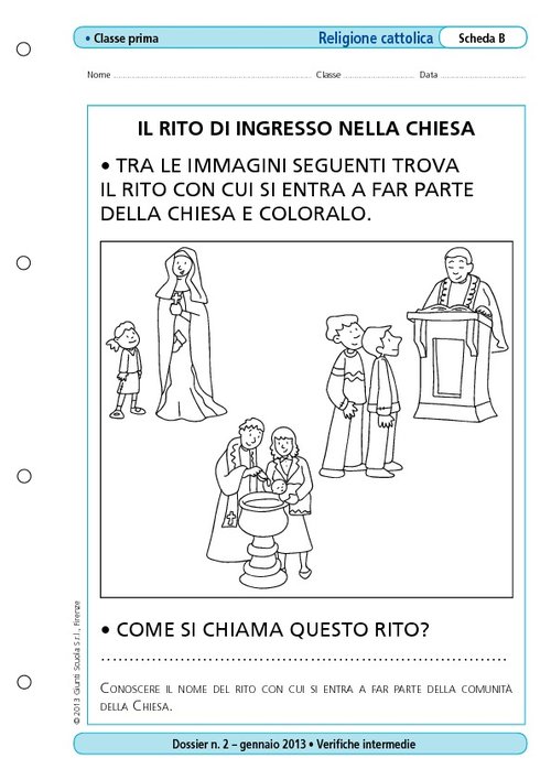 Il rito di ingresso nella Chiesa | Giunti Scuola Il rito di ingresso nella Chiesa | Giunti Scuola