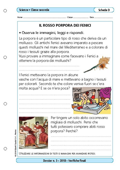 Il rosso porpora dei Fenici | Giunti Scuola Il rosso porpora dei Fenici | Giunti Scuola