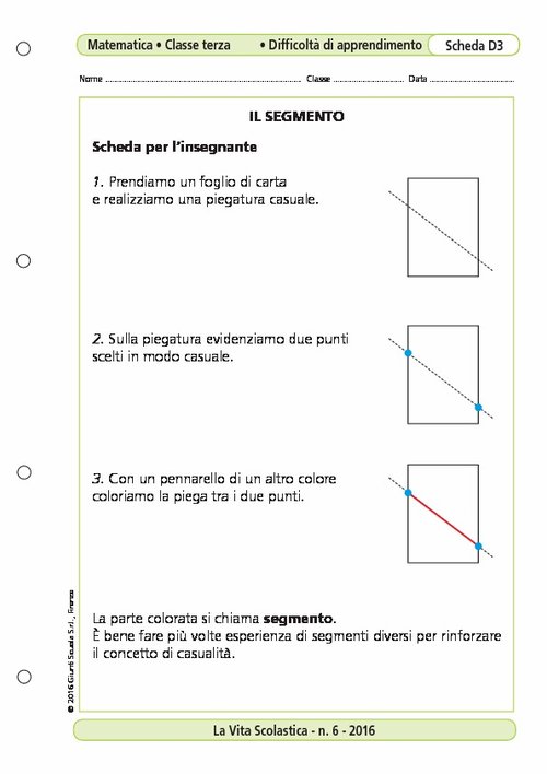 Il segmento | Giunti Scuola Il segmento | Giunti Scuola