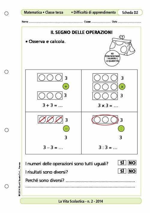 Il segno delle operazioni | Giunti Scuola Il segno delle operazioni | Giunti Scuola