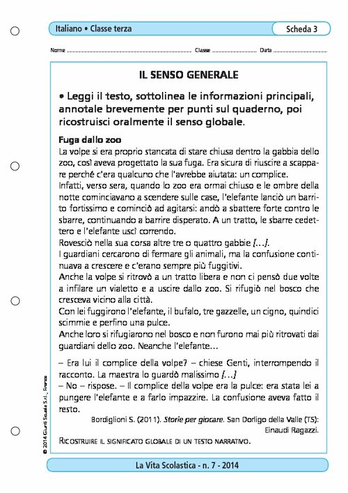 Il senso generale | Giunti Scuola Il senso generale | Giunti Scuola