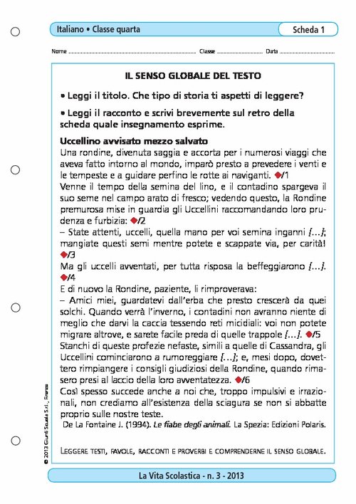 Il senso globale del testo | Giunti Scuola Il senso globale del testo | Giunti Scuola