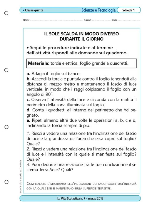 Il sole scalda in modo diverso durante il giorno | Giunti Scuola Il sole scalda in modo diverso durante il giorno | Giunti Scuola