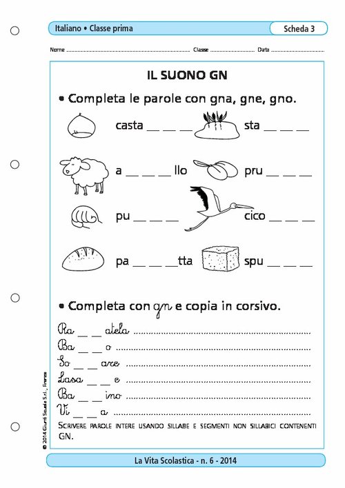 Il suono GN | Giunti Scuola Il suono GN | Giunti Scuola