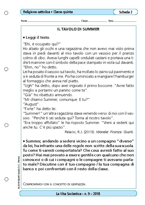 Il tavolo di Summer | Giunti Scuola Il tavolo di Summer | Giunti Scuola