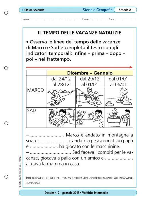 Il tempo delle vacanze natalizie | Giunti Scuola Il tempo delle vacanze natalizie | Giunti Scuola
