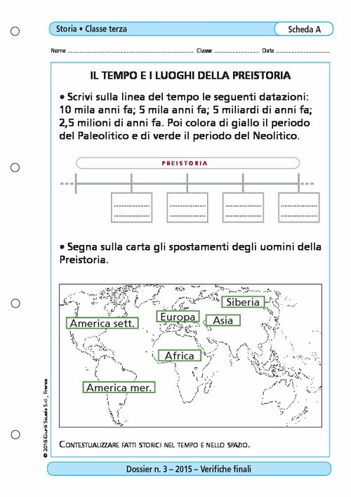 Il tempo e i luoghi della preistoria | Giunti Scuola Il tempo e i luoghi della preistoria | Giunti Scuola
