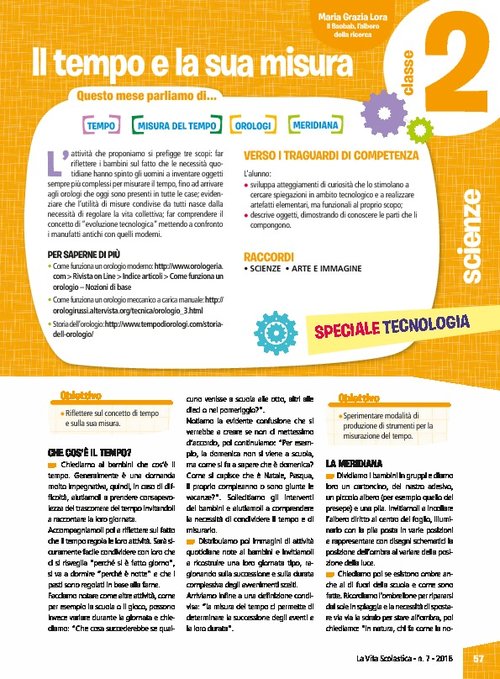 Il tempo e la sua misura | Giunti Scuola Il tempo e la sua misura | Giunti Scuola