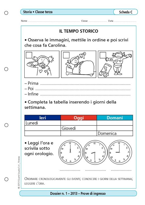 Il tempo storico | Giunti Scuola Il tempo storico | Giunti Scuola