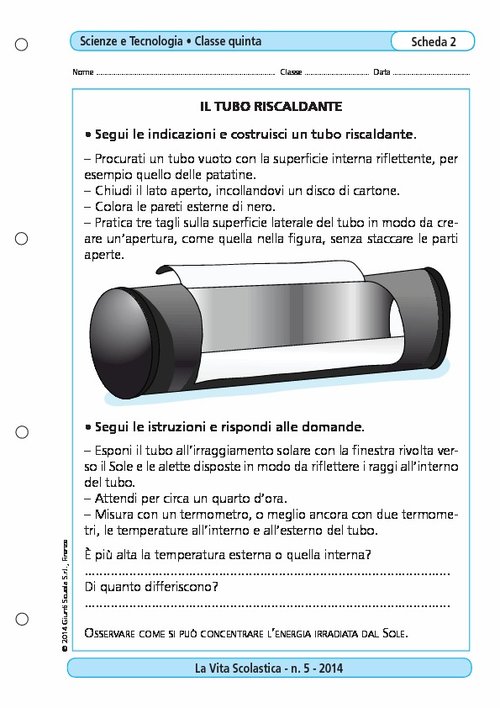 Il tubo riscaldante | Giunti Scuola Il tubo riscaldante | Giunti Scuola