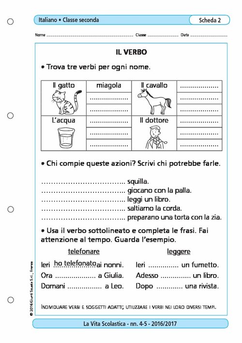 Il verbo | Giunti Scuola Il verbo | Giunti Scuola