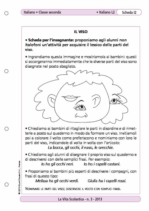 Il viso | Giunti Scuola Il viso | Giunti Scuola