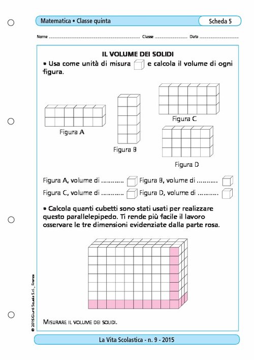 Il volume dei solidi | Giunti Scuola