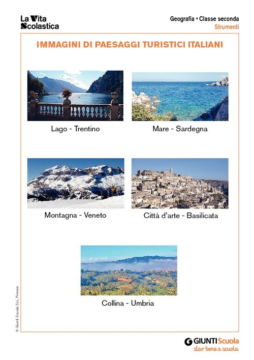 Immagini di paesaggi turistici italiani | Giunti Scuola Immagini di paesaggi turistici italiani | Giunti Scuola