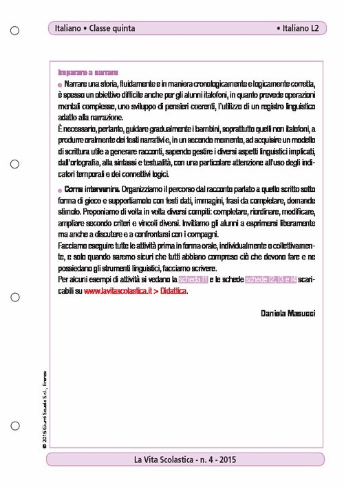 Imparare a narrare | Giunti Scuola Imparare a narrare | Giunti Scuola