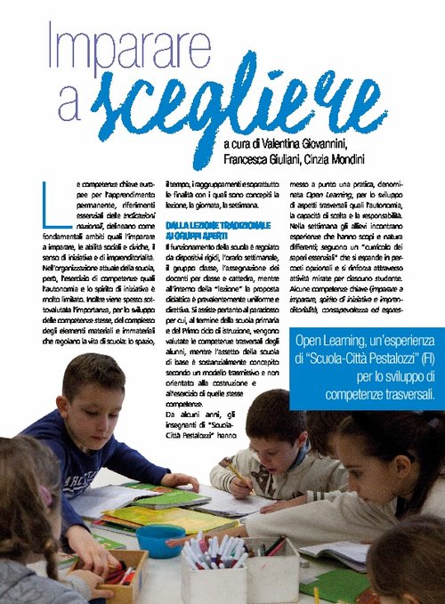 Imparare a scegliere | Giunti Scuola Imparare a scegliere | Giunti Scuola