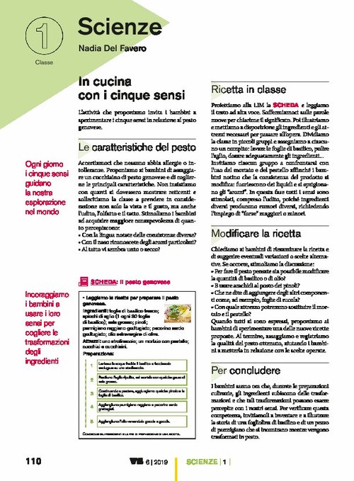 In cucina con i cinque sensi | Giunti Scuola In cucina con i cinque sensi | Giunti Scuola