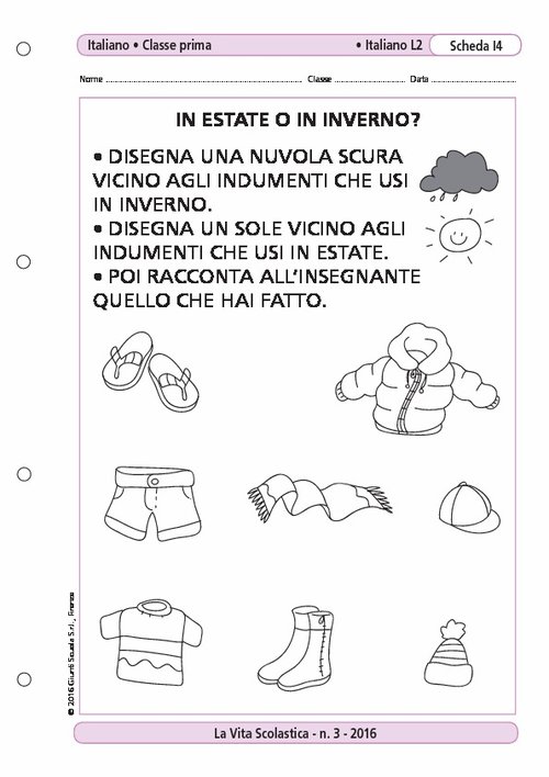 In estate o in inverno? | Giunti Scuola In estate o in inverno? | Giunti Scuola