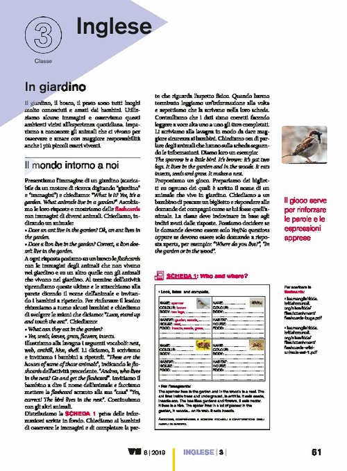 In giardino | Giunti Scuola