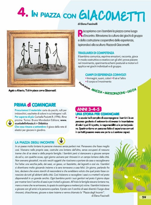 In piazza con Giacometti | Giunti Scuola In piazza con Giacometti | Giunti Scuola