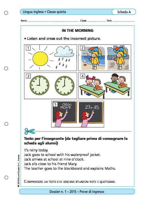 In the morning | Giunti Scuola
