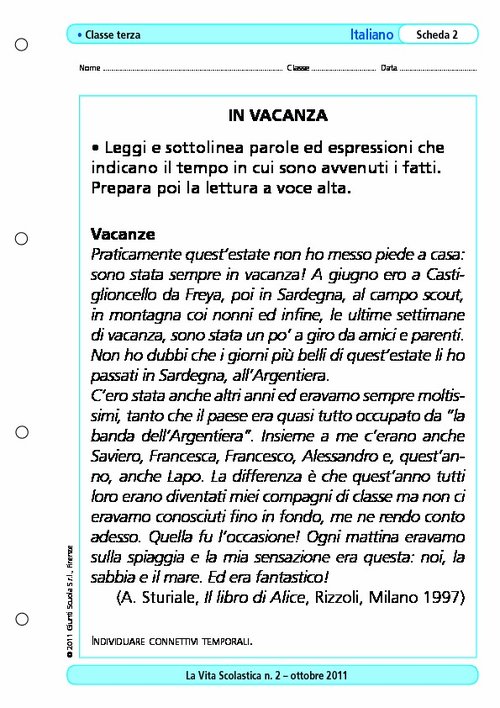 In vacanza | Giunti Scuola In vacanza | Giunti Scuola