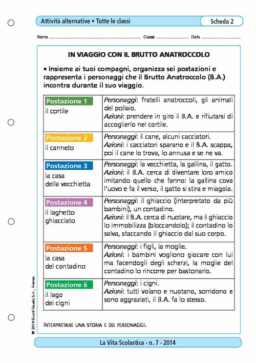 In viaggio con il brutto anatroccolo | Giunti Scuola In viaggio con il brutto anatroccolo | Giunti Scuola