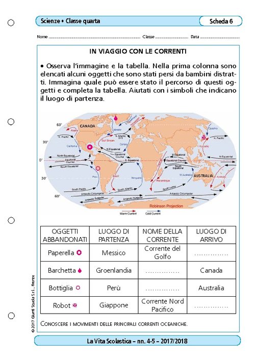 In viaggio con le correnti | Giunti Scuola In viaggio con le correnti | Giunti Scuola