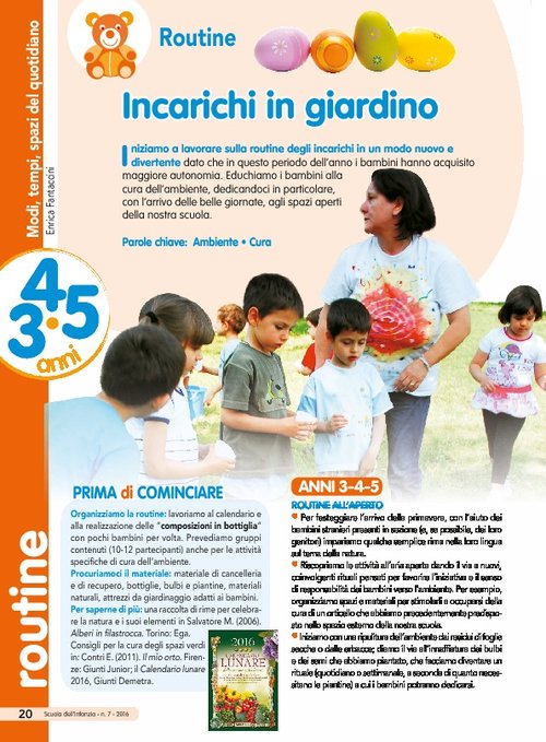 Incarichi in giardino | Giunti Scuola Incarichi in giardino | Giunti Scuola