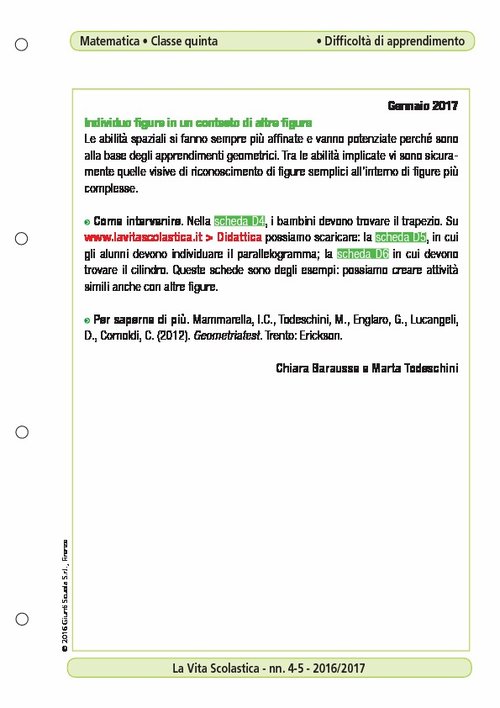 Individuo figure in un contesto di altre figure | Giunti Scuola Individuo figure in un contesto di altre figure | Giunti Scuola