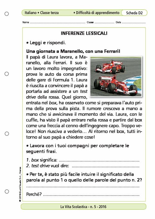 Inferenze lessicali | Giunti Scuola