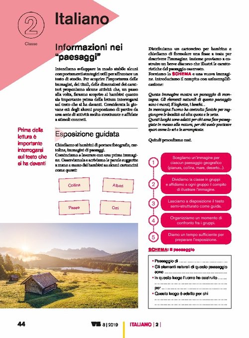 Informazioni nei “paesaggi” | Giunti Scuola Informazioni nei “paesaggi” | Giunti Scuola