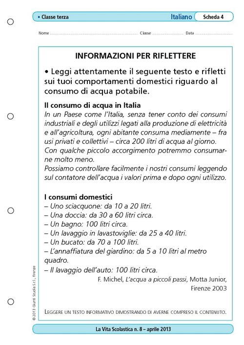 Informazioni per riflettere | Giunti Scuola Informazioni per riflettere | Giunti Scuola