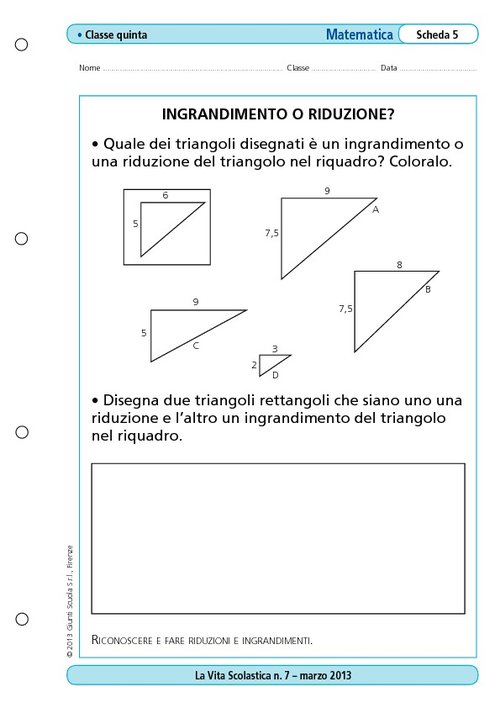 Ingrandimento o riduzione? | Giunti Scuola Ingrandimento o riduzione? | Giunti Scuola