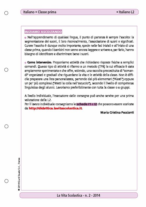 Iniziamo ascoltando | Giunti Scuola Iniziamo ascoltando | Giunti Scuola