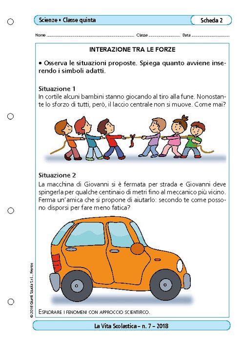 Interazione tra le forze | Giunti Scuola Interazione tra le forze | Giunti Scuola