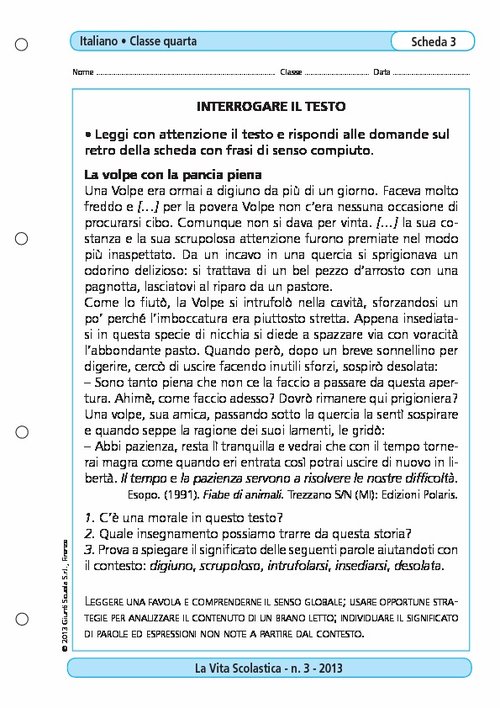 Interrogare il testo | Giunti Scuola Interrogare il testo | Giunti Scuola